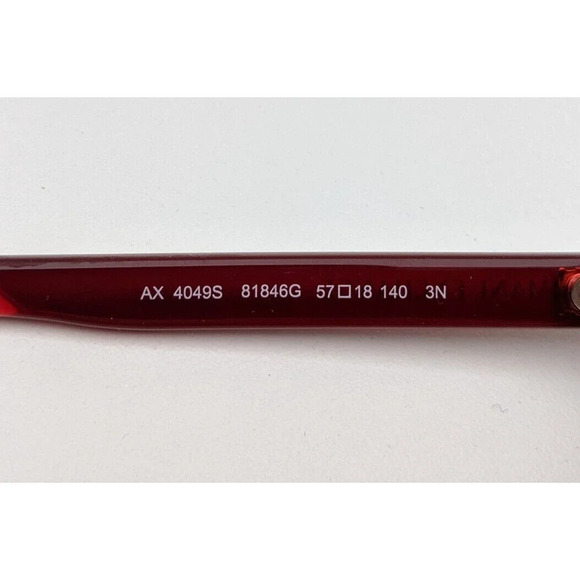 🕶️Armani Exchange AX4049S 81846G Sunglasses 57/18 140 /KAD321🕶️ - Picture 5 of 10